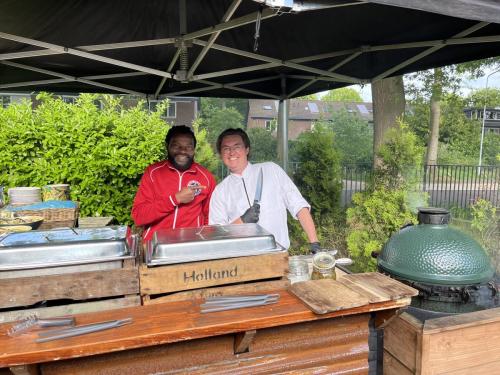 Reünie studiejaar - Boks clinic met BBQ